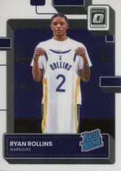 2022-23 Donruss Optic Base Set Ryan Rollins #211 card
