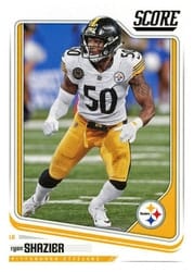 2018 Score Base Set Ryan Shazier #276 card