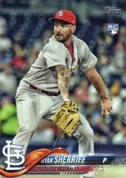 2018 Topps Base Set Ryan Sherriff #698 card