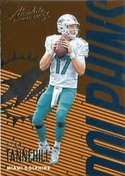 2018 Panini Absolute Base Set Ryan Tannehill #58 card