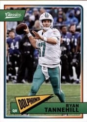 2018 Panini Classics Base Set Ryan Tannehill #53 card