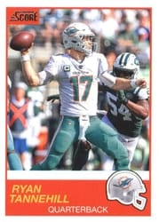 2019 Score Base Set Ryan Tannehill #132 card