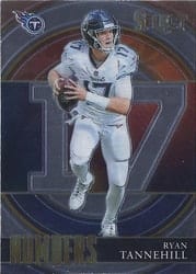 2021 Panini Select Select Numbers Ryan Tannehill #SN-15 card