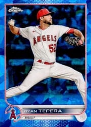 2022 Topps Chrome Update Sapphire Edition Base Set Ryan Tepera #US241 card