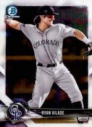 2018 Bowman Chrome Prospects Ryan Vilade #BCP92 card