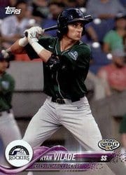 2018 Topps Pro Debut Base Set Ryan Vilade #71 card