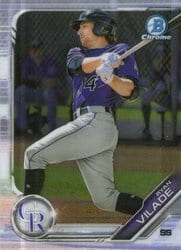 2019 Bowman Chrome Prospects Ryan Vilade #BCP-36 card