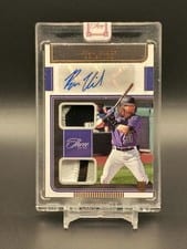 2022 Panini Three and Two Rookie Dual Jersey Autographs Ryan Vilade #RDJA-RV card