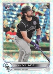 2022 Topps Chrome Logofractor Edition Base Set Ryan Vilade #63 card