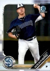 2019 Bowman Chrome Prospects Ryan Weathers #BCP-66 card