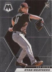 2021 Panini Mosaic Base Set Ryan Weathers #262 card