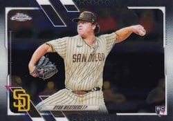 2021 Topps Chrome Base Set Ryan Weathers #97 card