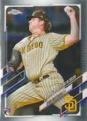 2021 Topps Chrome Update Base Set Ryan Weathers #USC15 card