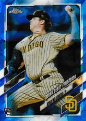 2021 Topps Chrome Update Sapphire Edition Base Set Ryan Weathers #US178 card