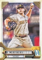 2022 Topps Gypsy Queen Base Set Ryan Weathers #129 card