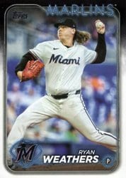 2024 Topps Update Base Set Ryan Weathers #US103 card