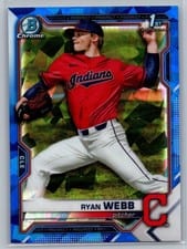 2021 Bowman Draft Sapphire Ryan Webb #BDC-57 card