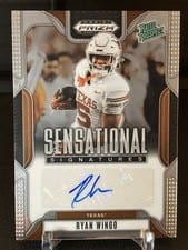 2025 Panini Prizm Draft Picks Sensational Signatures Ryan Wingo #4 card