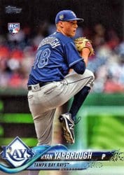 2018 Topps Update Base Set Ryan Yarbrough #US90 card