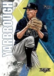 2019 Topps Fire Base Set Ryan Yarbrough #189 card