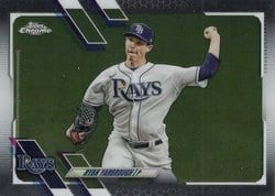 2021 Topps Chrome Base Set Ryan Yarbrough #175 card