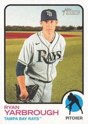 2022 Topps Heritage Base Set Ryan Yarbrough #23 card