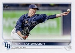 2022 Topps Update Base Set Ryan Yarbrough #US176 card
