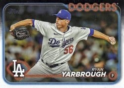 2024 Topps Update Base Set Ryan Yarbrough #US68 card