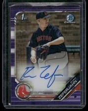 2019 Bowman Draft Chrome Picks Autograph Ryan Zeferjahn #CDA-RZ card