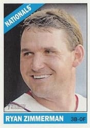 2015 Topps Heritage Base Set Ryan Zimmerman #26 card