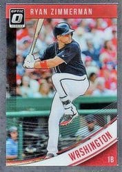 2018 Donruss Optic Base Set Ryan Zimmerman #162 card