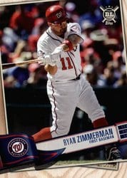 2019 Topps Big League Base Set Ryan Zimmerman #268 card