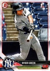 2018 Bowman Draft Base Set Ryder Green #BD-84 card