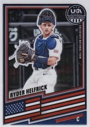 2026 Panini Stars & Stripes Prizm Base Set Ryder Helfrick #156 card