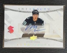 2024-25 Upper Deck Artifacts Autograph Facts Ryker Evans #AF-RE