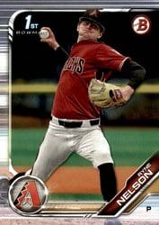 2019 Bowman Draft Base Set Ryne Nelson #BD-147 card