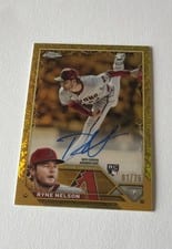 2023 Topps Gilded Collection Gold Etch Autographs Ryne Nelson #CGA-RN card