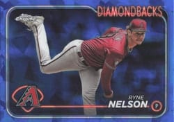 2024 Topps Chrome Sapphire Edition Base Set Ryne Nelson #334 card