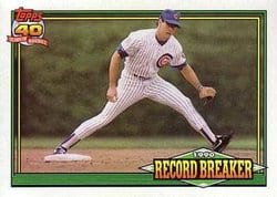1991 Topps Base Set Ryne Sandberg #7 card