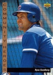 1993 Upper Deck Base Set Ryne Sandberg #38 card