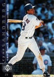 1998 Upper Deck Base Set Ryne Sandberg #50 card