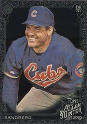 2019 Topps Allen & Ginter X Base Set Ryne Sandberg #18 card