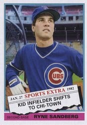 2020 Topps Archives Base Set Ryne Sandberg #76TT-319 card