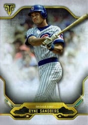 2020 Topps Triple Threads Base Set Ryne Sandberg #22 card