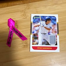 2021 Donruss Retro 1987 Materials Ryne Sandberg #87M-RS card