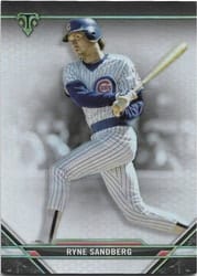 2021 Topps Triple Threads Base Set Ryne Sandberg #90 card