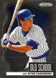 2022 Panini Prizm Old School Ryne Sandberg #OS-4 card