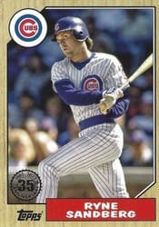2022 Topps 1987 Topps Baseball (Series 1) Ryne Sandberg #T87-32 card