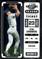 2023 Panini Chronicles Contenders Optic Ryne Sandberg #20 card
