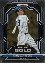 2023 Panini Prizm Pot of Gold Ryne Sandberg #PG16 card